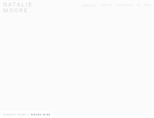 Tablet Screenshot of nataliemoore.com